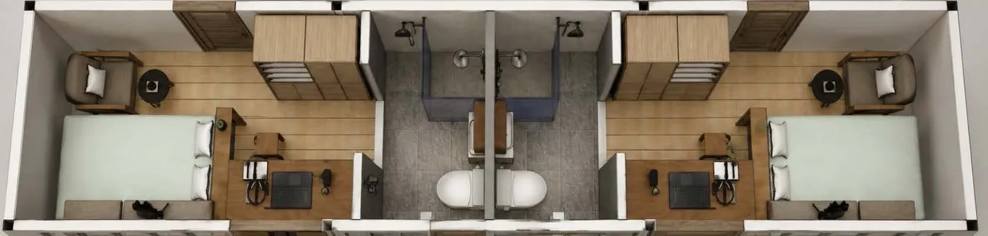 Donga layout render