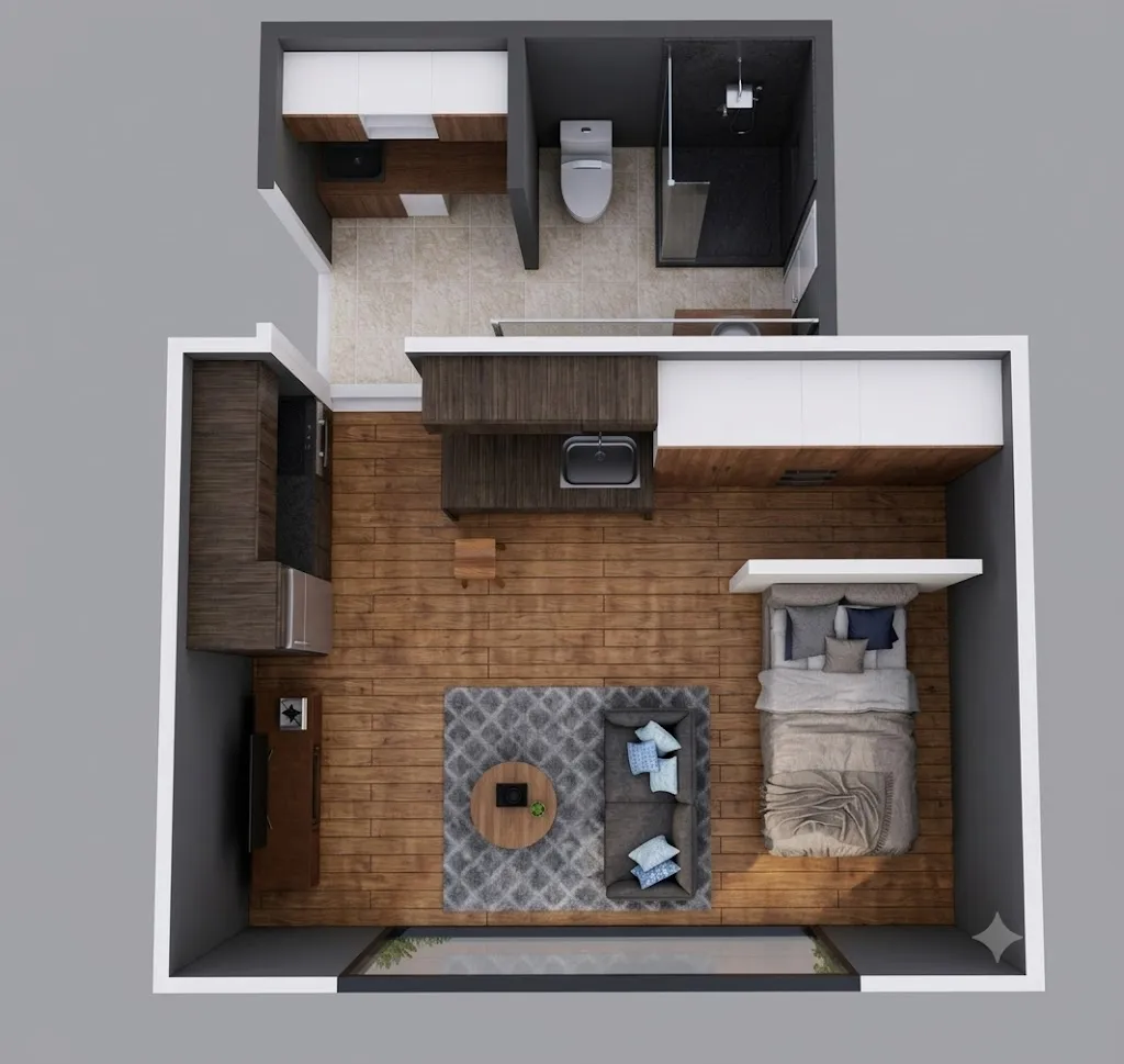 The Finke — layout render