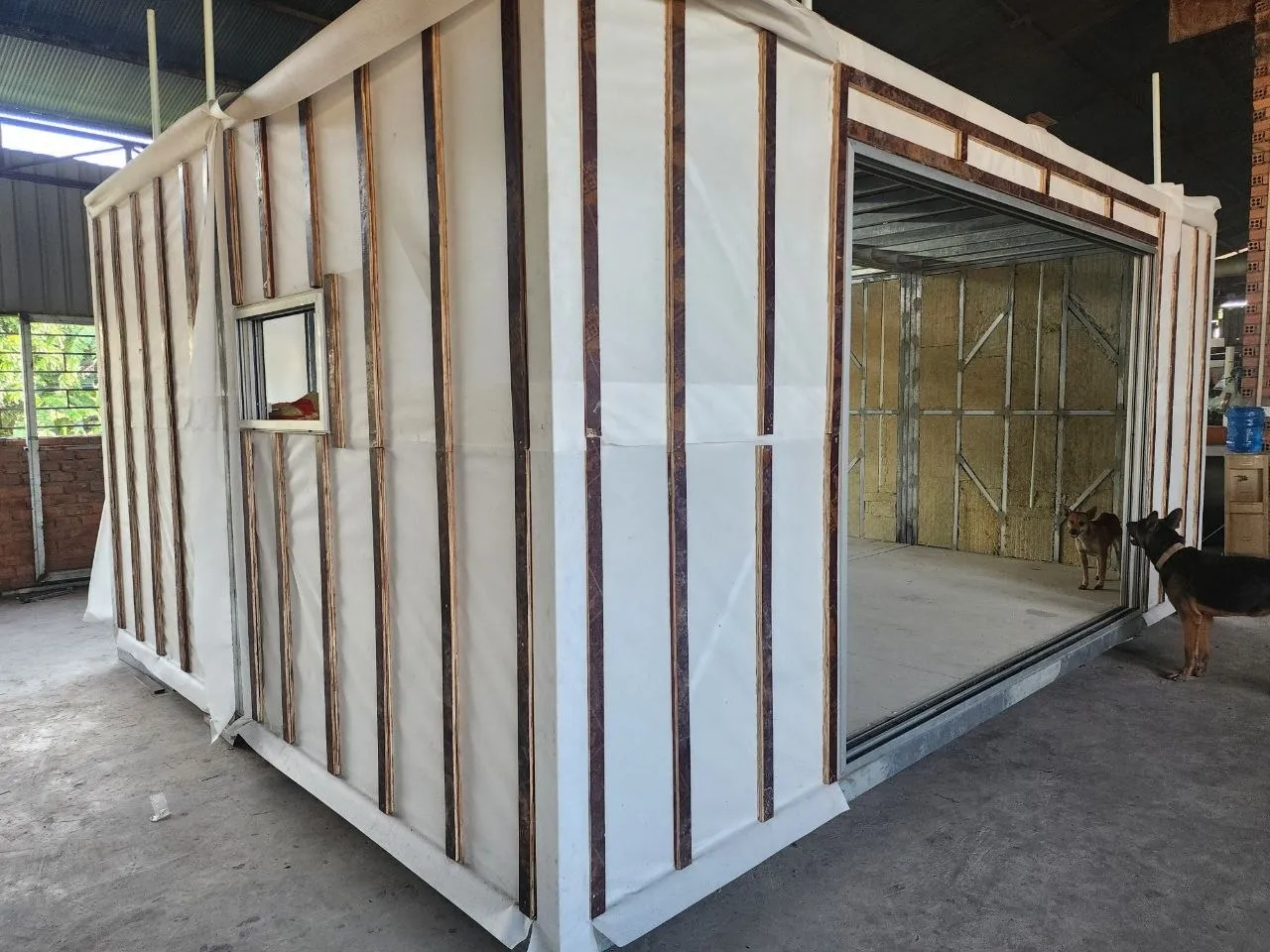 The Finke — steel frame construction