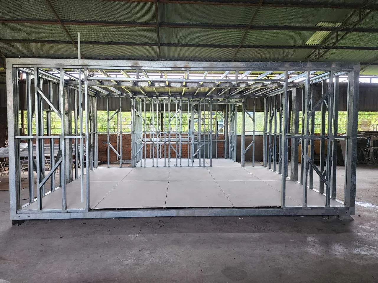 The Finke — steel frame construction