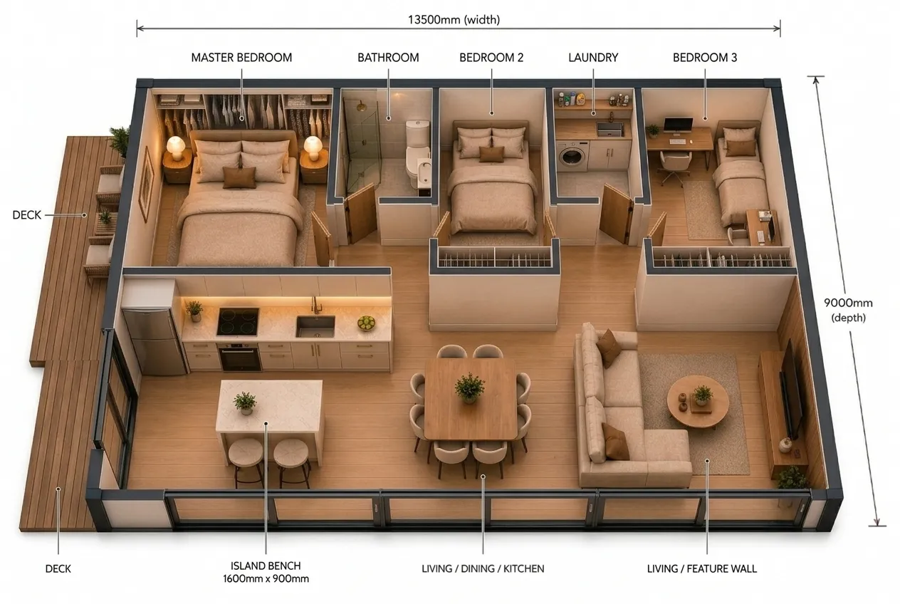 3 bedroom home