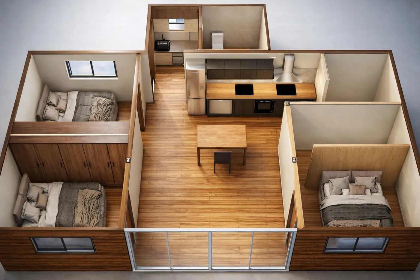 The Frontier — floor plan