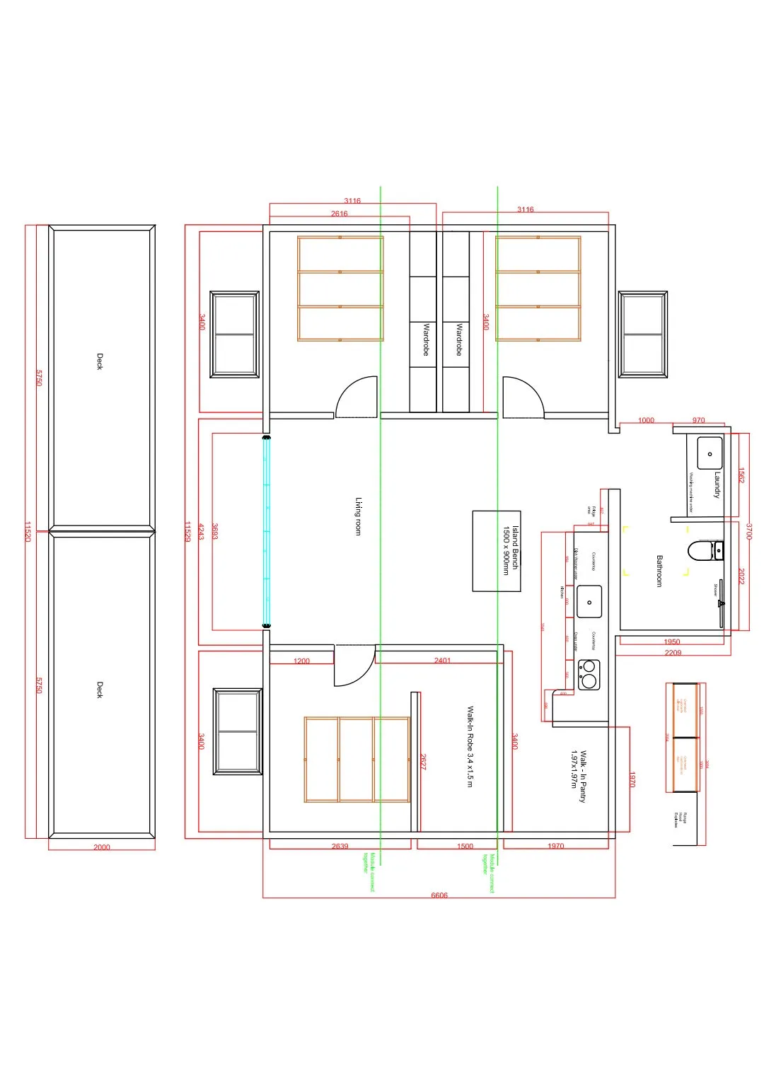 The Frontier — floor plan
